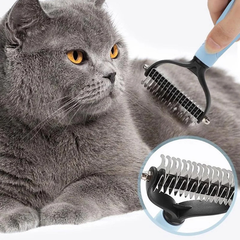 💕🐱corakio® Peigne de Toilettage Double Face – Pour Chiens & Chats 🐶🐱