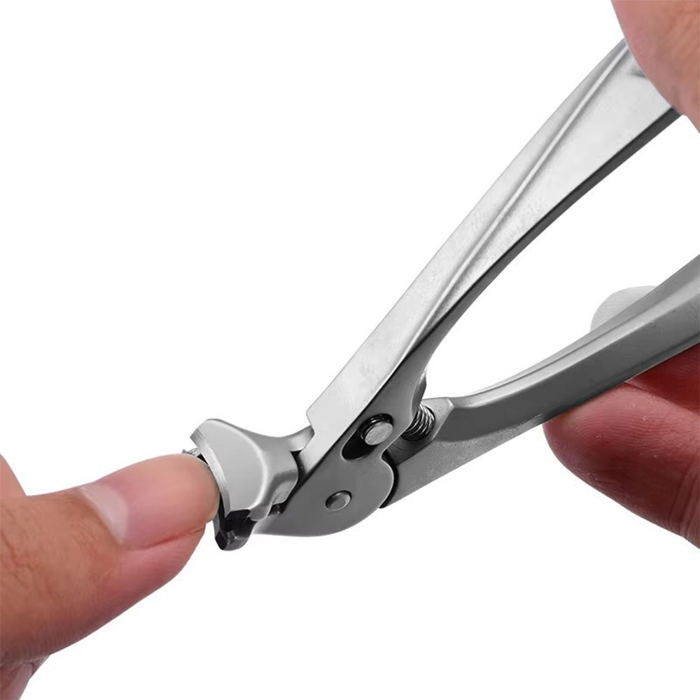 up📍PROMO TENDANCE 2026 – Coupe-ongles en acier inoxydable à lames courbées de précision – Idéal pour les ongles épais et les seniors, coupe sans effort ! ✂️✨