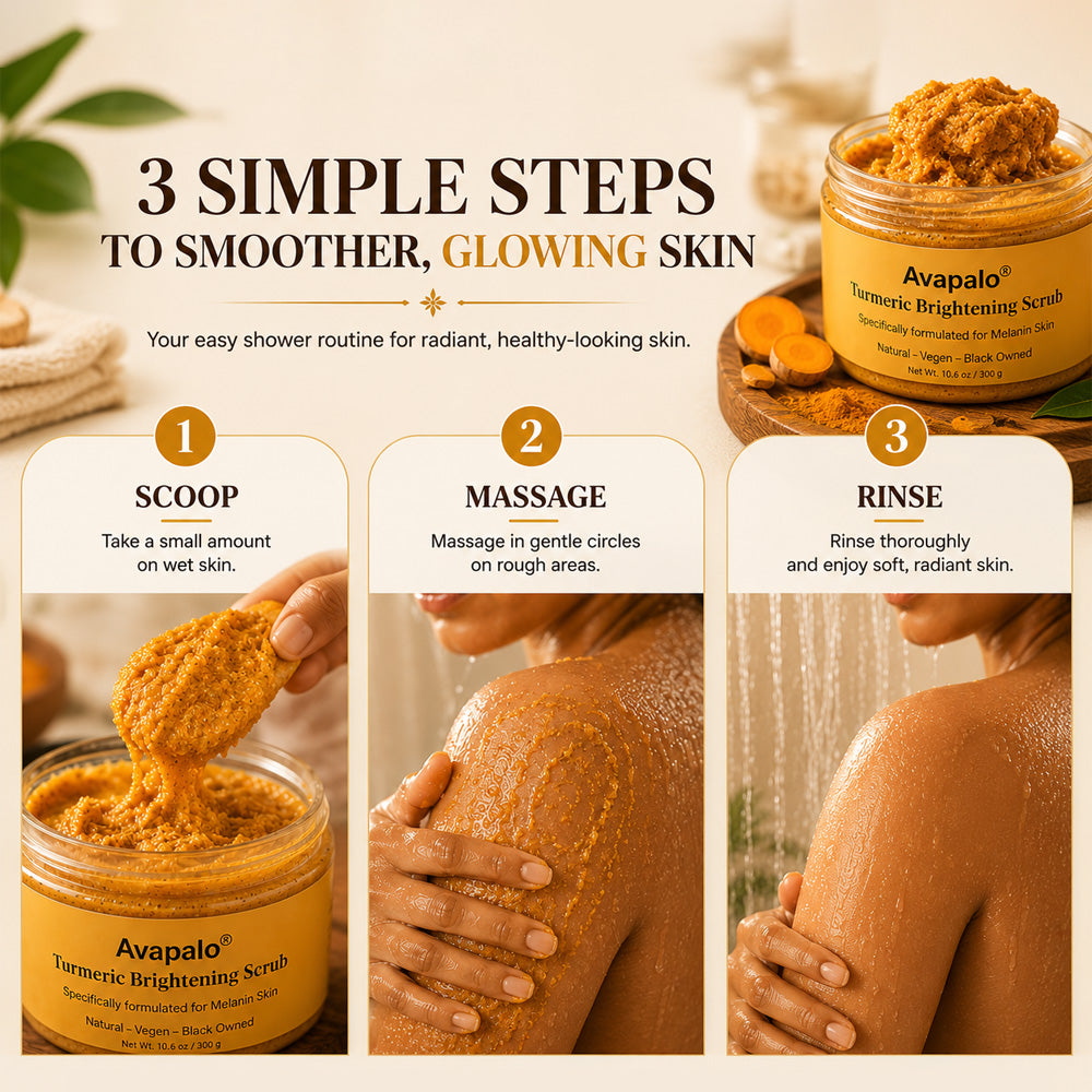 Gommage corporel exfoliant au curcuma