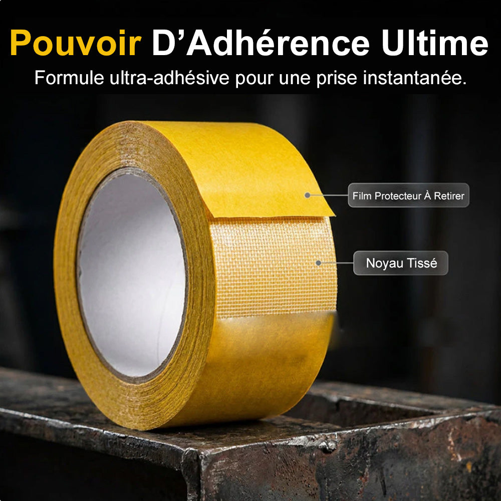 up🔥 DERNIER JOUR : 1 ACHETÉ = 1 OFFERT !! 🏠 Ruban adhésif double face en maille ultra-adhérent