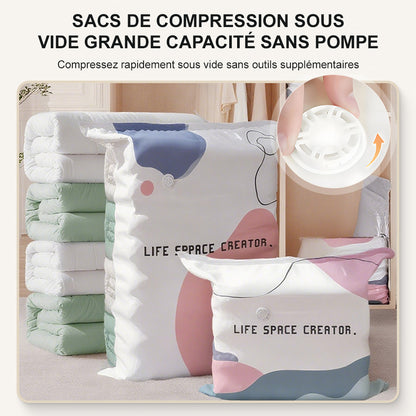 🔥🏠 Sacs de rangement sous vide Celsiora® – Gagnez de la place facilement
