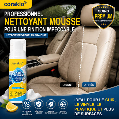💞 Détachant & Dégraissant Corakio® – Mousse active, sans produits chimiques agressifs. Efficace sur le café, l'encre et la graisse. Un véritable nettoyant multi-usages. 🏠✅