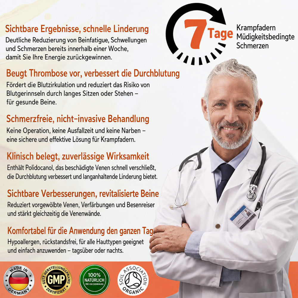 ✅ Celsiora® Vein Ease Microneedle-Pflegepflaster – Bei Besenreisern, Krampfadern, Schwellungen & müden Beinen | Nur heute 50 % Rabatt