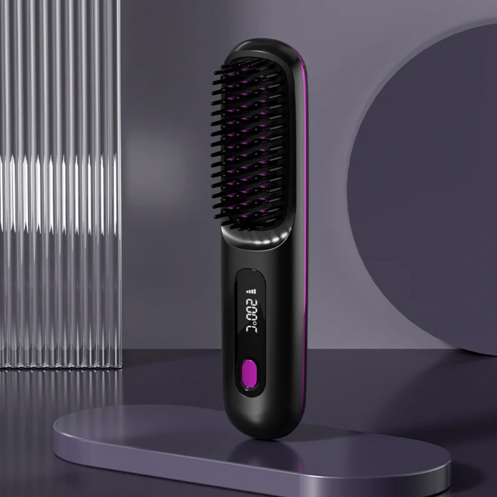 🪮⚡La première brosse coiffante intelligente pour cheveux courts💜 – précision parfaite, sécurité absolue et coiffage sans effort