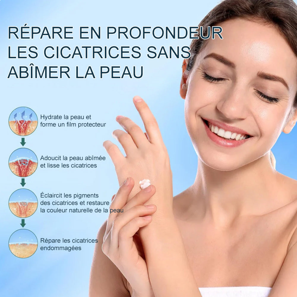 ✨corakio® Gel Avancé au Silicone pour Cicatrices – Crème Professionnelle Anti-Cicatrices pour Cicatrices Chirurgicales, Chéloïdes, Vergetures, Cicatrices de Césarienne & Réparation des Cicatrices Anciennes ou Récentes