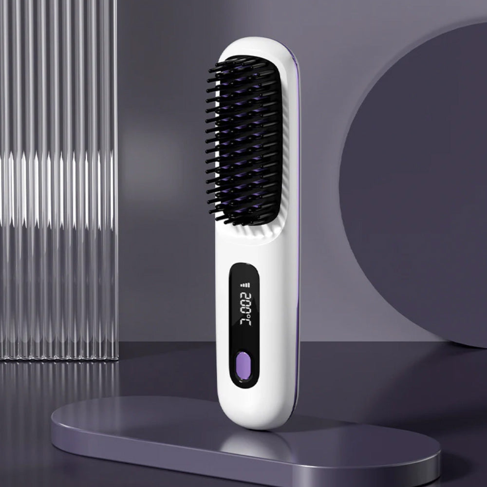 🪮⚡La première brosse coiffante intelligente pour cheveux courts💜 – précision parfaite, sécurité absolue et coiffage sans effort