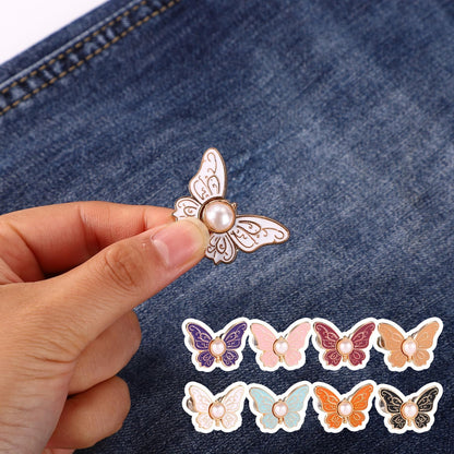 🆙🔥 8PCS – Pinces Papillon Ajuste-Taille