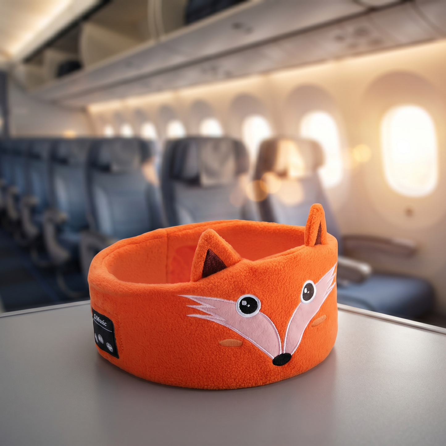 ☁️ Corakio® Casque Bandeau Bluetooth Sans Fil pour Enfants – Écouteurs Animaux Doux pour Voyage, Sommeil et École