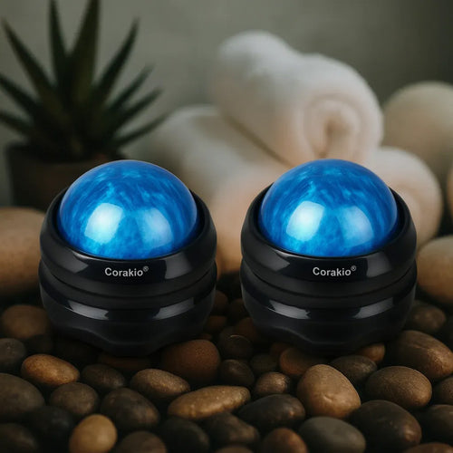 nn🆙🆙🆙💙Corakio® Ballon de Massage Profond 5D ✨ Détend, soulage & raffermit la peau