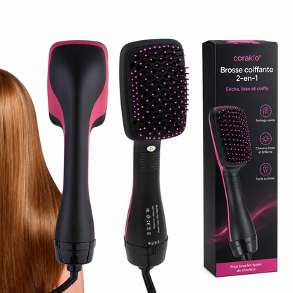 🆙Offre limitée : -49 % 🔥 Brosse soufflante multifonction 2-en-1 – Séchage rapide, lissage et coiffage