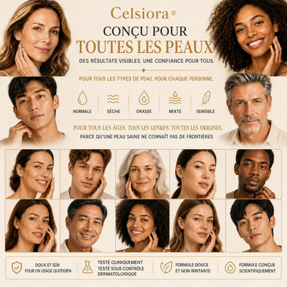 up Celsiora® Crème Visage Anti-Rides - PDRN + Multi-Peptides pour une peau visiblement plus lisse, plus ferme et plus lumineuse.