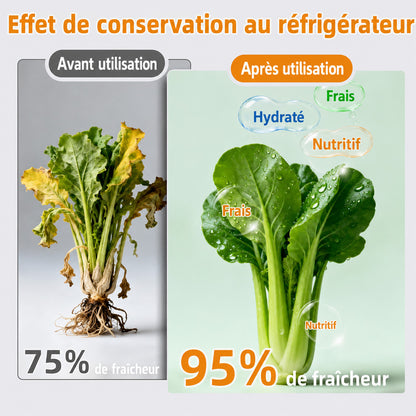 up🔥🔥 Sacs de conservation refermables en papier aluminium réutilisable — gardez vos aliments frais plus longtemps