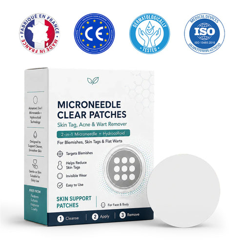 Effective MicroNeedle BotanicSkinTag Removal Patch