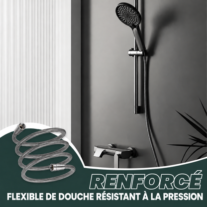 🆙🚿 Corakio® Flexible de Douche Premium 1,5 m – Le complément idéal pour votre pommeau de douche