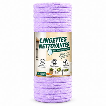 🏠 corakio® Chiffon Microfibre Déchirable – Nettoyez Sans Réutiliser de Chiffons Sales