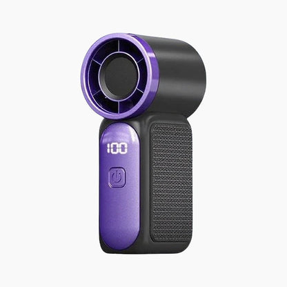 🫧Corakio® Mini Ventilateur Portable Rechargeable avec Base de Support pour Bureau