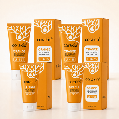 🆙corakio® Gel exfoliant à l’enzyme d’orange