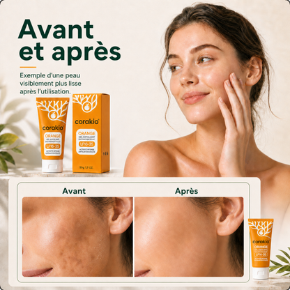 🆙corakio® Gel exfoliant à l’enzyme d’orange