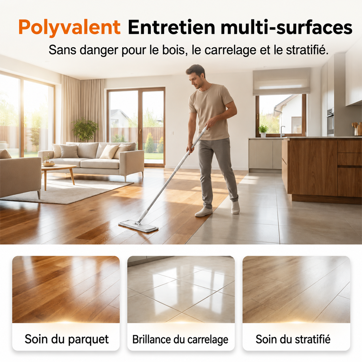 🛒Feuilles de Nettoyage de Sol Hydrosolubles Corakio® — Formule Concentrée pour un Éclat Instantané