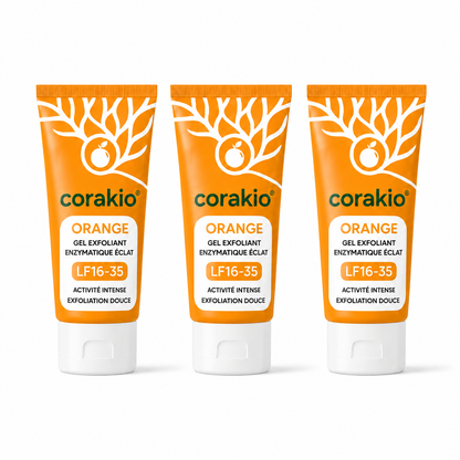 🆙corakio® Gel exfoliant à l’enzyme d’orange