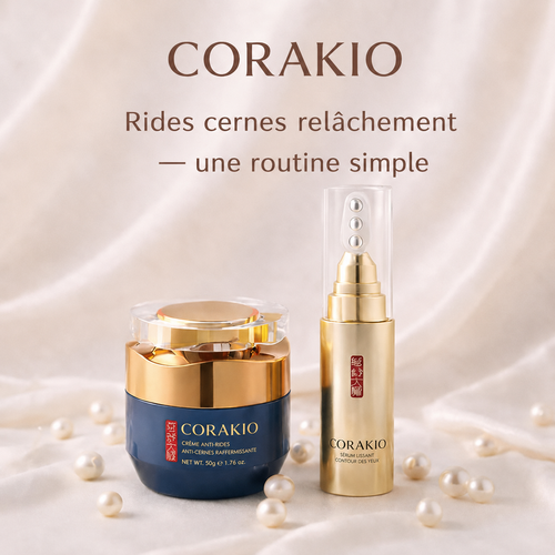 🌸Corakio® Crème Raffermissante Anti-Âge aux Polypeptides