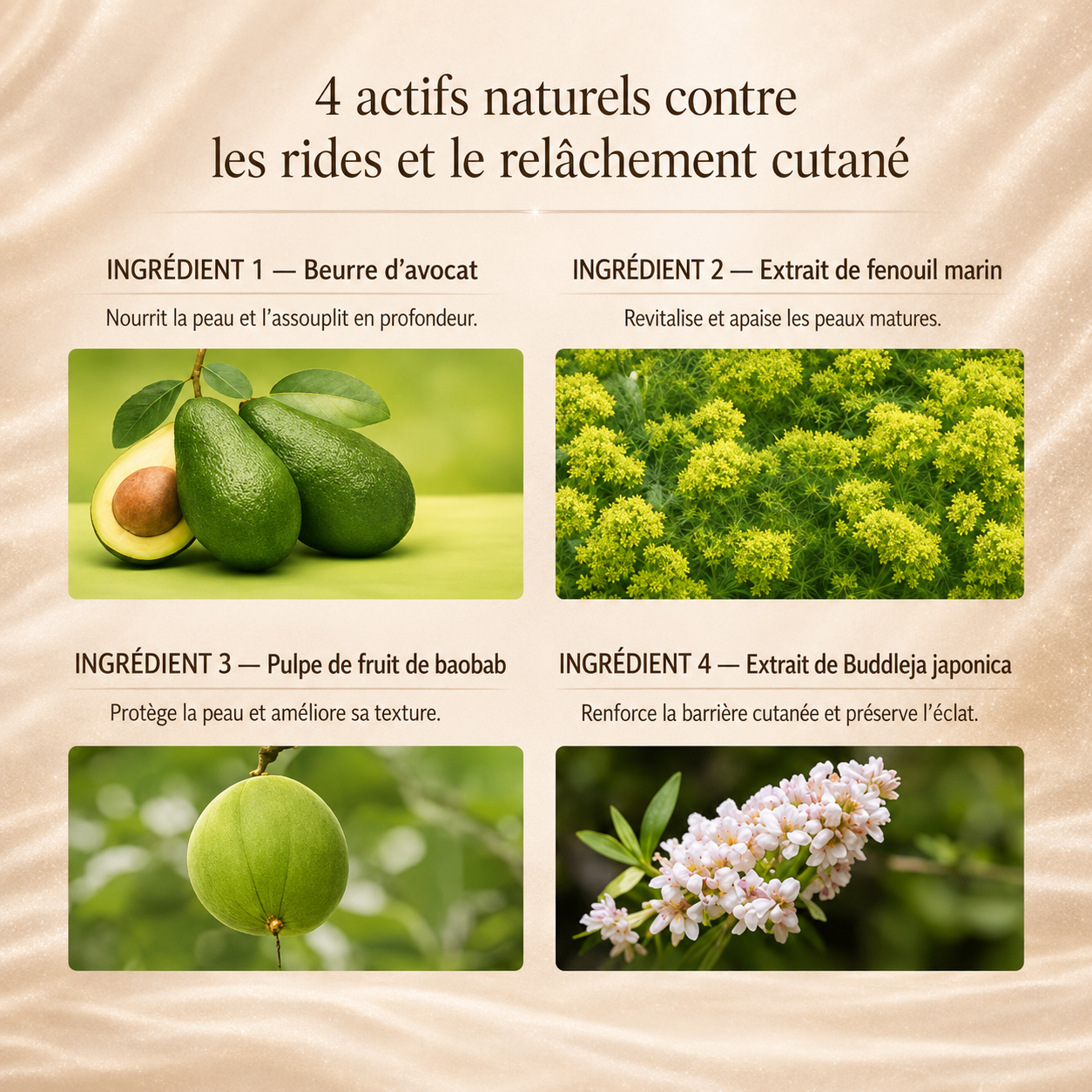 🌸Corakio® Crème Raffermissante Anti-Âge aux Polypeptides