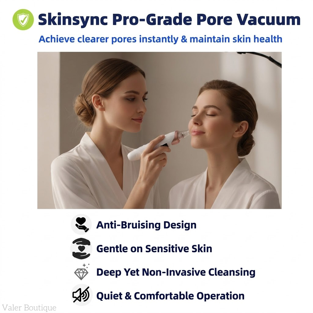🆙Vide Pore électrique & Blackhead Remover - Rechargeable Spot Extractor Tool Setf